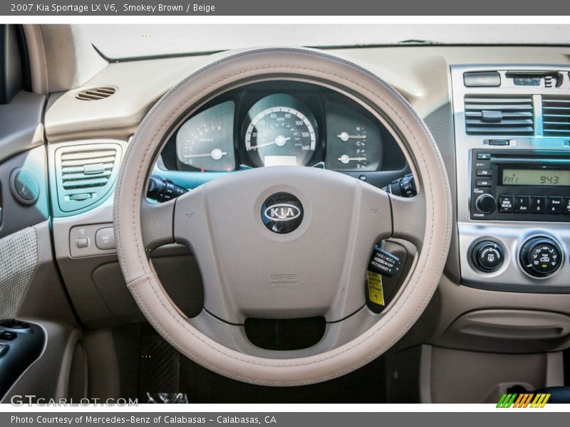 Smokey Brown / Beige 2007 Kia Sportage LX V6