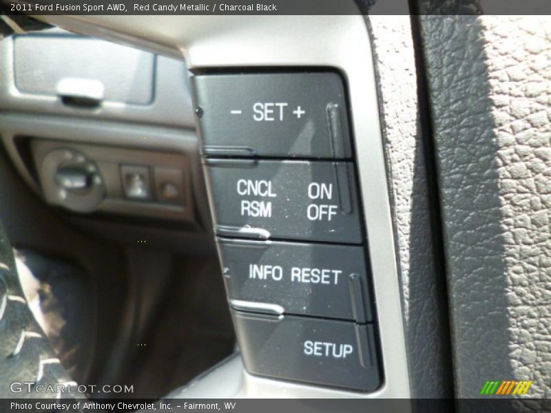 Red Candy Metallic / Charcoal Black 2011 Ford Fusion Sport AWD