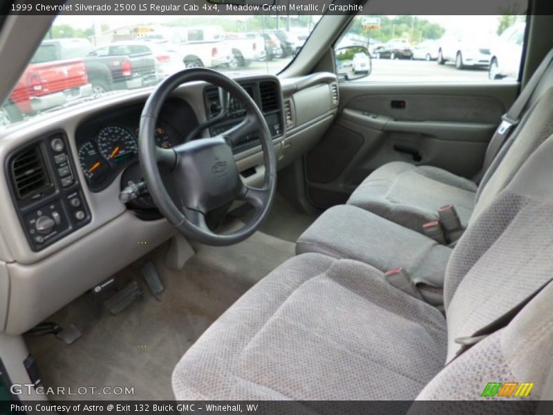 Graphite Interior - 1999 Silverado 2500 LS Regular Cab 4x4 