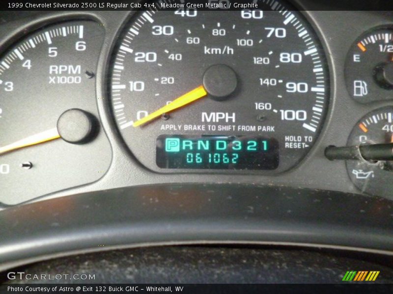  1999 Silverado 2500 LS Regular Cab 4x4 LS Regular Cab 4x4 Gauges