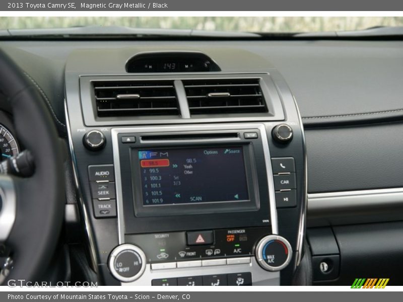 Magnetic Gray Metallic / Black 2013 Toyota Camry SE