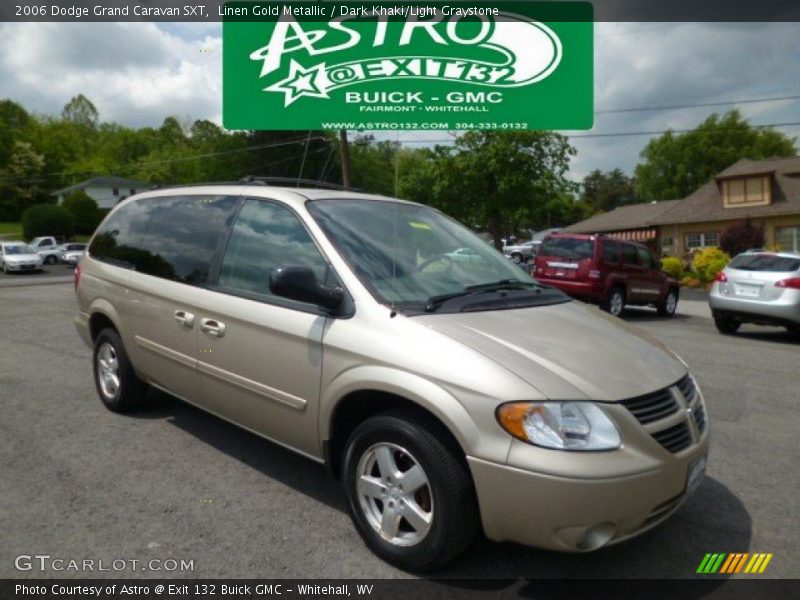 Linen Gold Metallic / Dark Khaki/Light Graystone 2006 Dodge Grand Caravan SXT