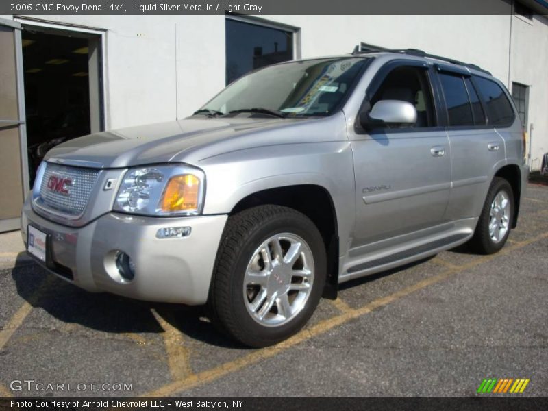Liquid Silver Metallic / Light Gray 2006 GMC Envoy Denali 4x4