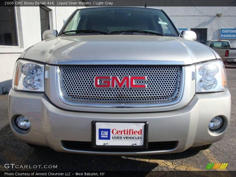 Liquid Silver Metallic / Light Gray 2006 GMC Envoy Denali 4x4