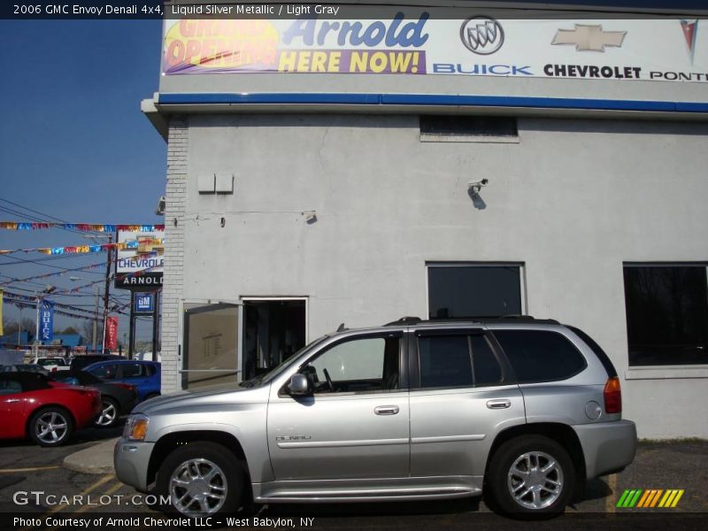 Liquid Silver Metallic / Light Gray 2006 GMC Envoy Denali 4x4