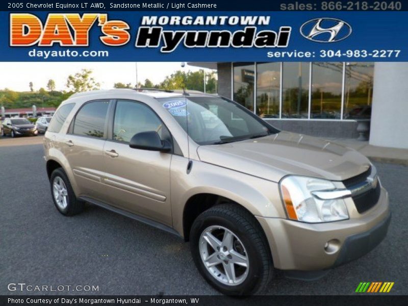 Sandstone Metallic / Light Cashmere 2005 Chevrolet Equinox LT AWD