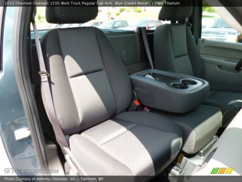 Blue Granite Metallic / Dark Titanium 2013 Chevrolet Silverado 1500 Work Truck Regular Cab 4x4