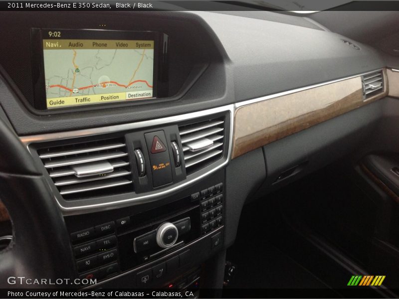 Black / Black 2011 Mercedes-Benz E 350 Sedan