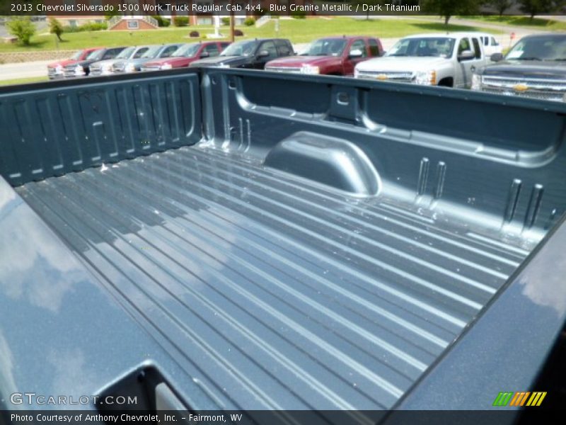 Blue Granite Metallic / Dark Titanium 2013 Chevrolet Silverado 1500 Work Truck Regular Cab 4x4