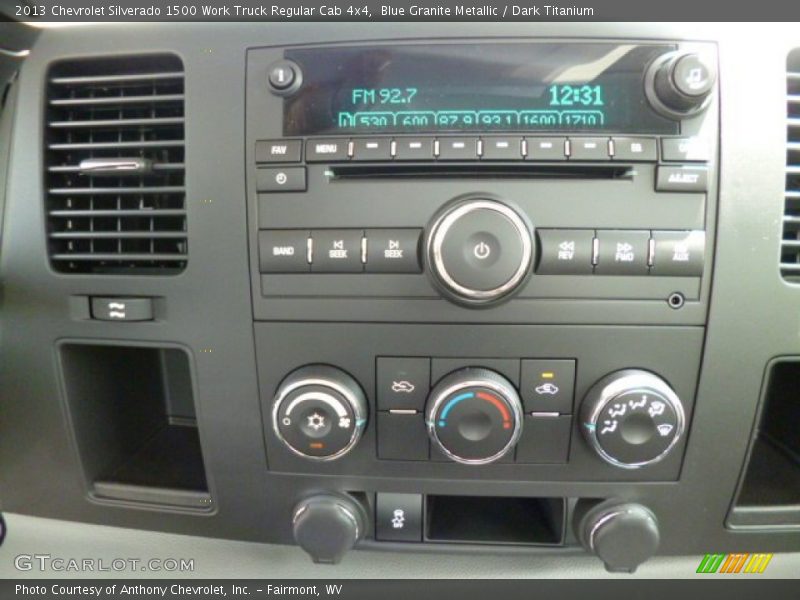 Controls of 2013 Silverado 1500 Work Truck Regular Cab 4x4
