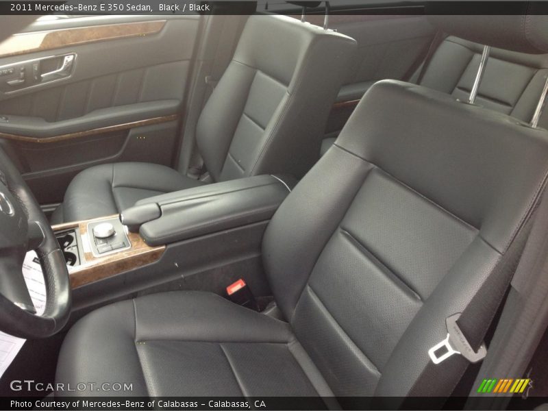 Black / Black 2011 Mercedes-Benz E 350 Sedan