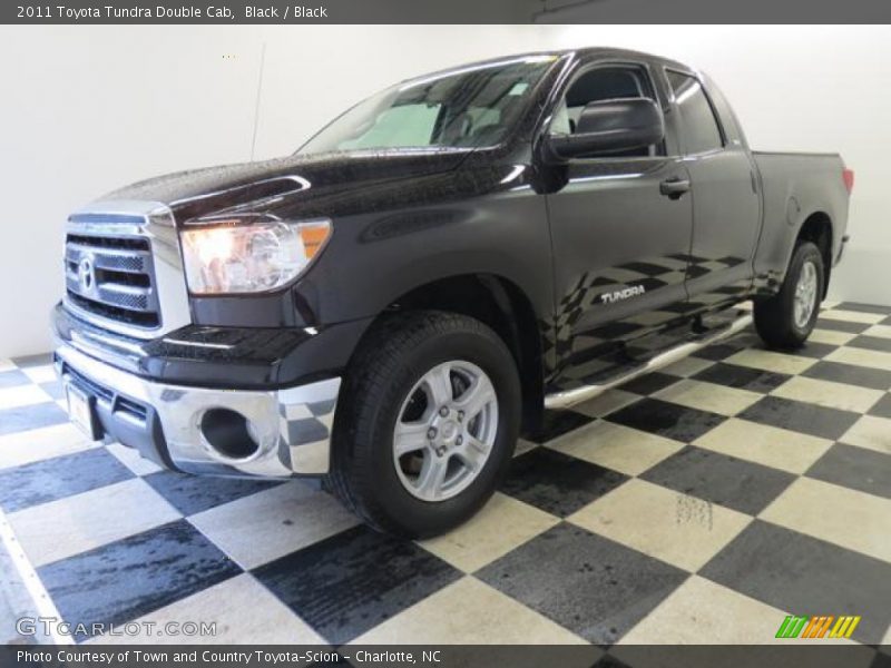 Black / Black 2011 Toyota Tundra Double Cab