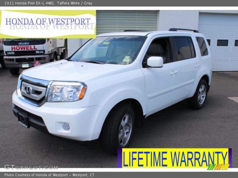 Taffeta White / Gray 2011 Honda Pilot EX-L 4WD