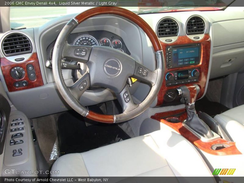 Liquid Silver Metallic / Light Gray 2006 GMC Envoy Denali 4x4