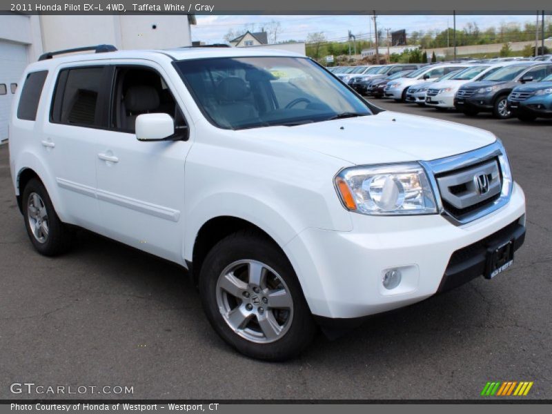 Taffeta White / Gray 2011 Honda Pilot EX-L 4WD