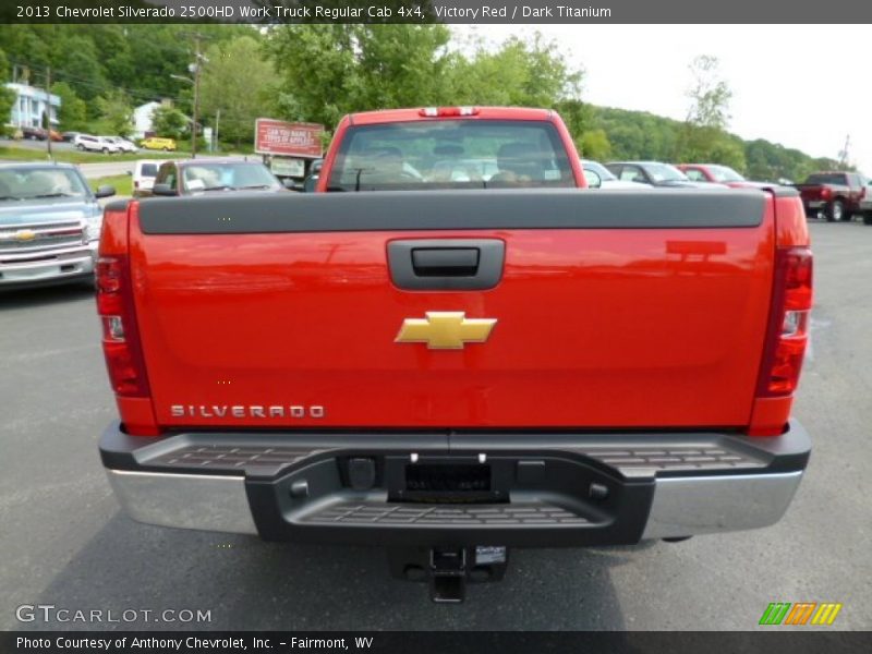 Victory Red / Dark Titanium 2013 Chevrolet Silverado 2500HD Work Truck Regular Cab 4x4