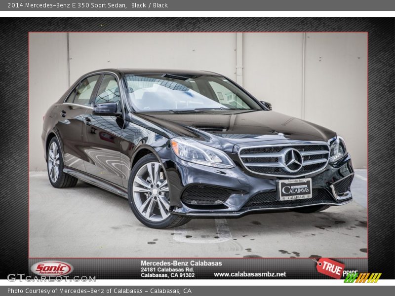 Black / Black 2014 Mercedes-Benz E 350 Sport Sedan