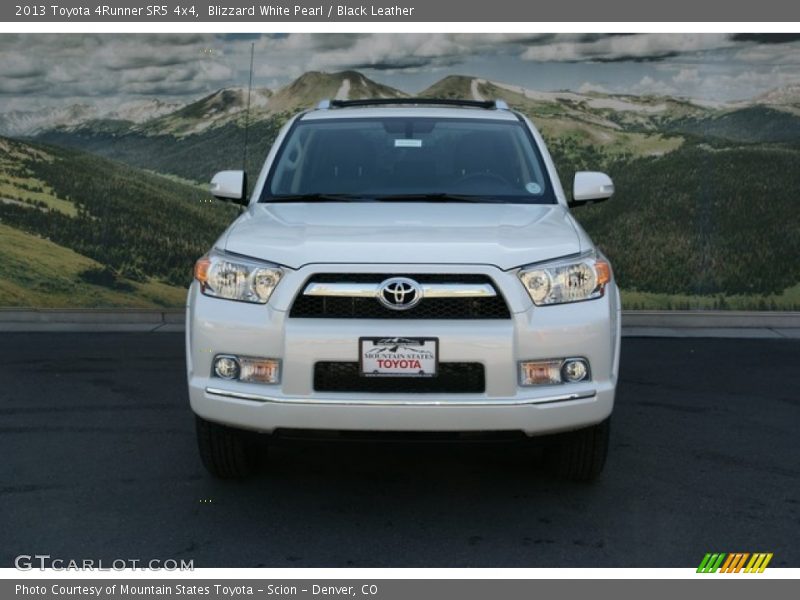 Blizzard White Pearl / Black Leather 2013 Toyota 4Runner SR5 4x4
