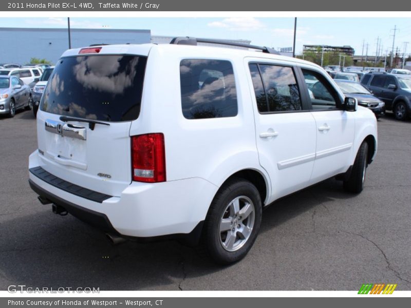 Taffeta White / Gray 2011 Honda Pilot EX-L 4WD