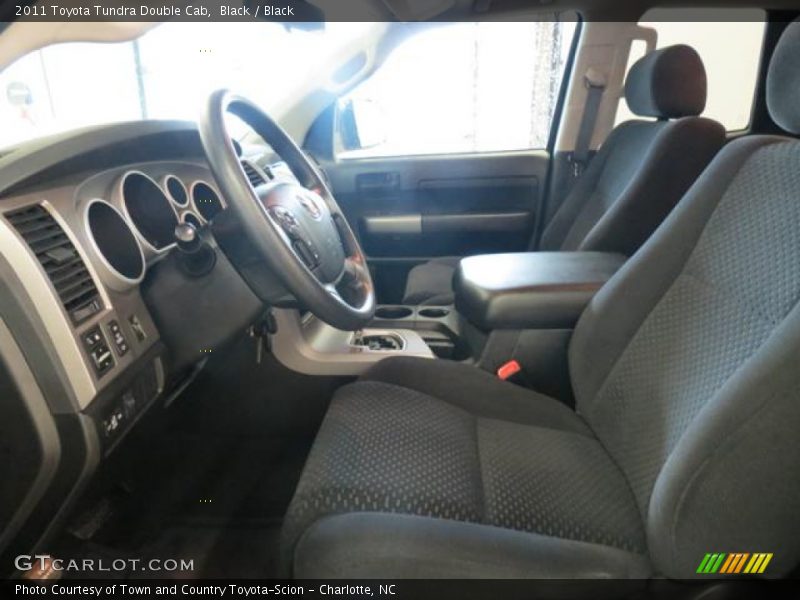 Black / Black 2011 Toyota Tundra Double Cab
