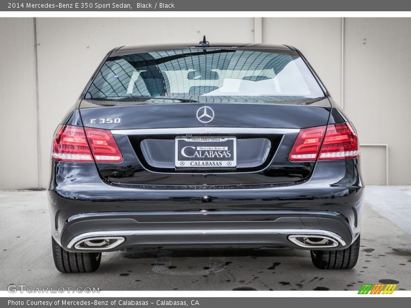 Black / Black 2014 Mercedes-Benz E 350 Sport Sedan