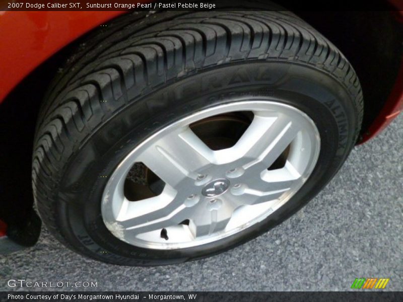 Sunburst Orange Pearl / Pastel Pebble Beige 2007 Dodge Caliber SXT