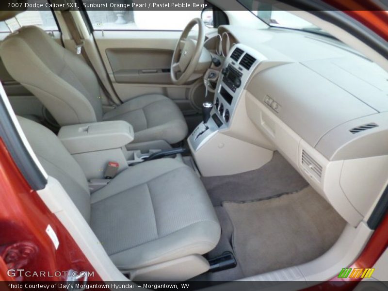 Sunburst Orange Pearl / Pastel Pebble Beige 2007 Dodge Caliber SXT