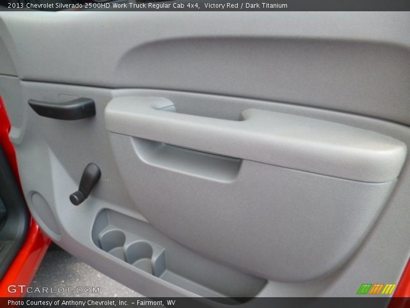 Victory Red / Dark Titanium 2013 Chevrolet Silverado 2500HD Work Truck Regular Cab 4x4