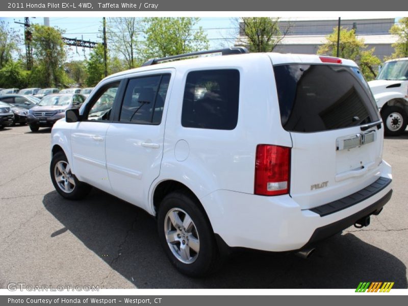 Taffeta White / Gray 2011 Honda Pilot EX-L 4WD