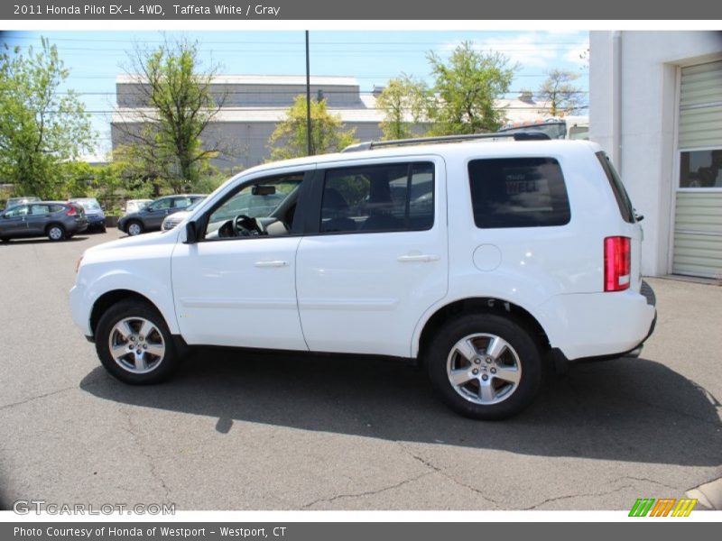 Taffeta White / Gray 2011 Honda Pilot EX-L 4WD