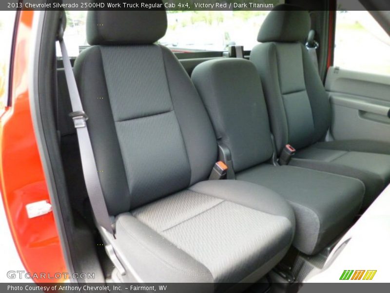 Victory Red / Dark Titanium 2013 Chevrolet Silverado 2500HD Work Truck Regular Cab 4x4