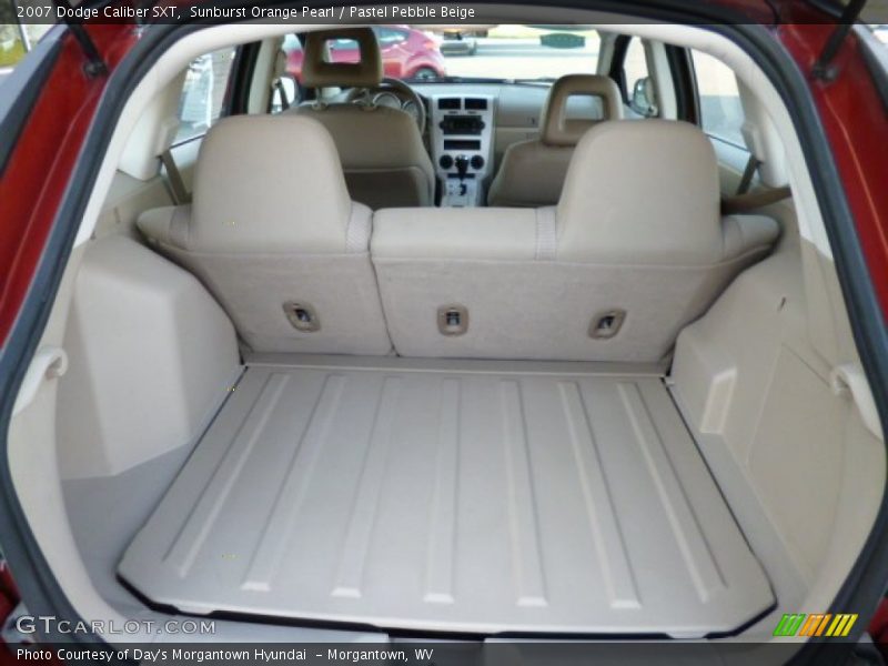 Sunburst Orange Pearl / Pastel Pebble Beige 2007 Dodge Caliber SXT