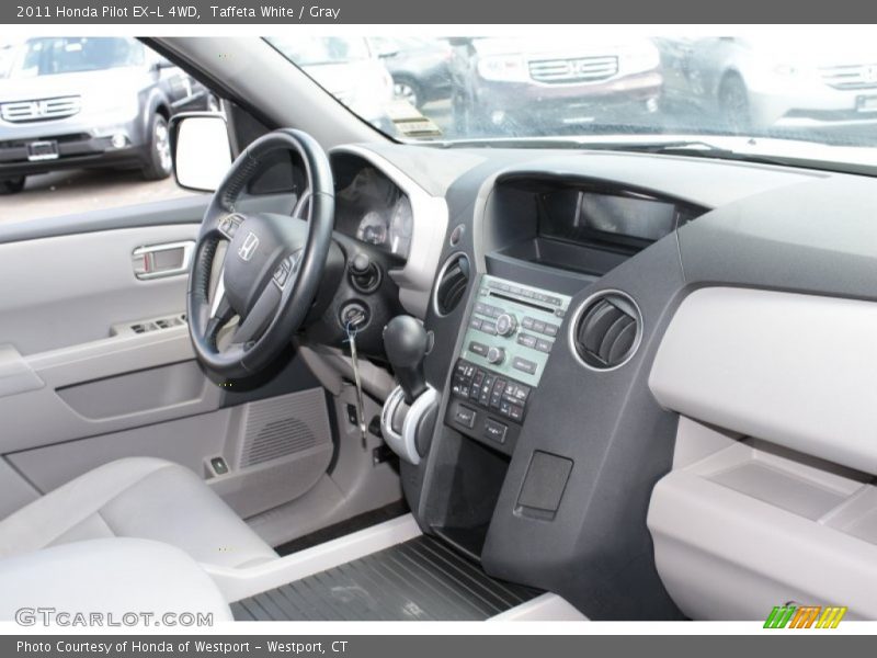 Taffeta White / Gray 2011 Honda Pilot EX-L 4WD