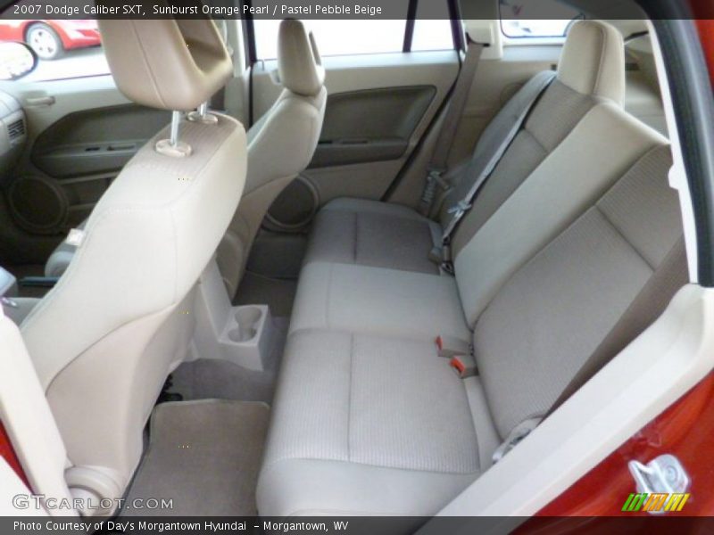 Sunburst Orange Pearl / Pastel Pebble Beige 2007 Dodge Caliber SXT