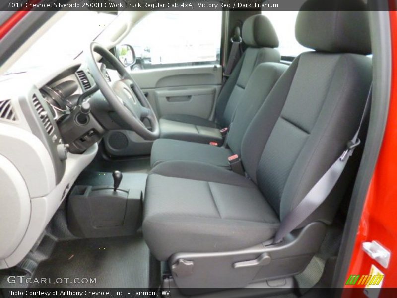 Victory Red / Dark Titanium 2013 Chevrolet Silverado 2500HD Work Truck Regular Cab 4x4