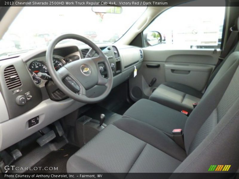 Victory Red / Dark Titanium 2013 Chevrolet Silverado 2500HD Work Truck Regular Cab 4x4