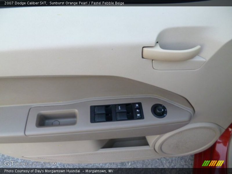 Sunburst Orange Pearl / Pastel Pebble Beige 2007 Dodge Caliber SXT