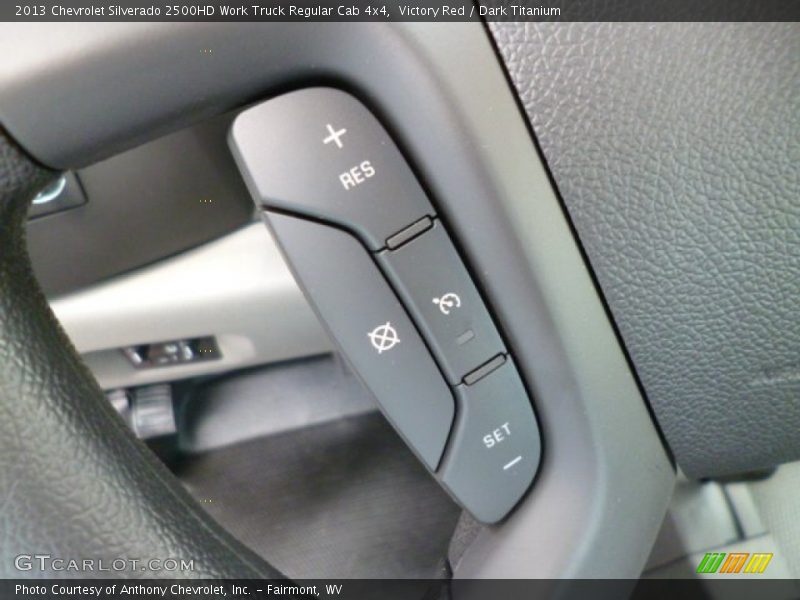 Victory Red / Dark Titanium 2013 Chevrolet Silverado 2500HD Work Truck Regular Cab 4x4