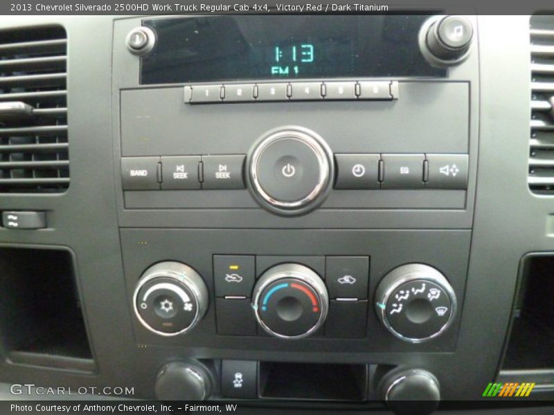 Victory Red / Dark Titanium 2013 Chevrolet Silverado 2500HD Work Truck Regular Cab 4x4