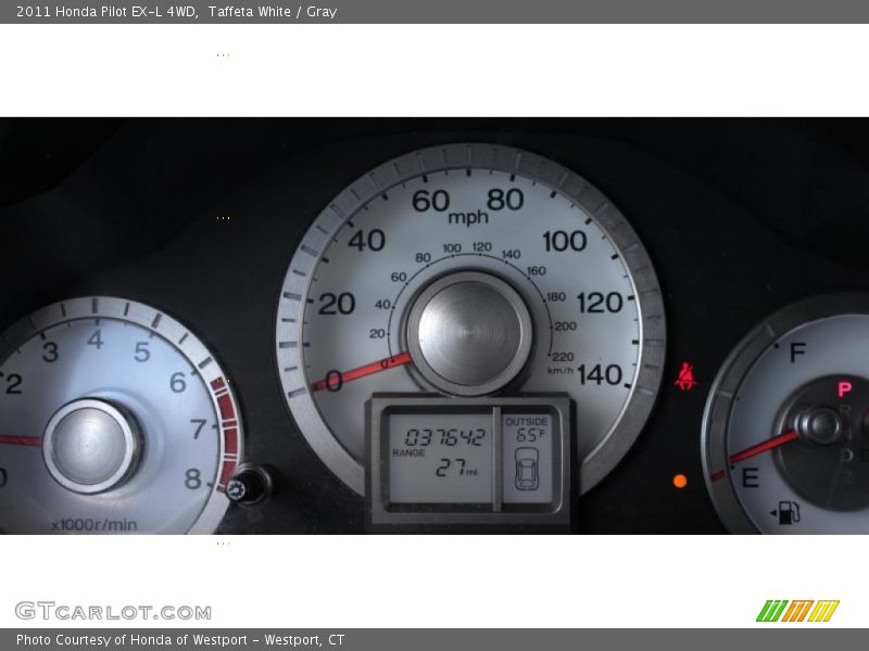 Taffeta White / Gray 2011 Honda Pilot EX-L 4WD