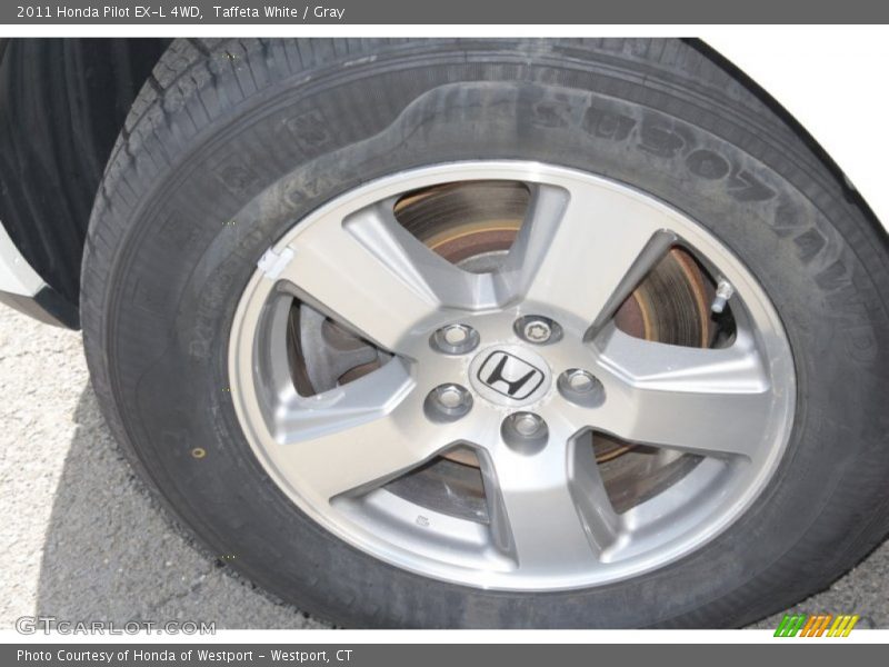 Taffeta White / Gray 2011 Honda Pilot EX-L 4WD