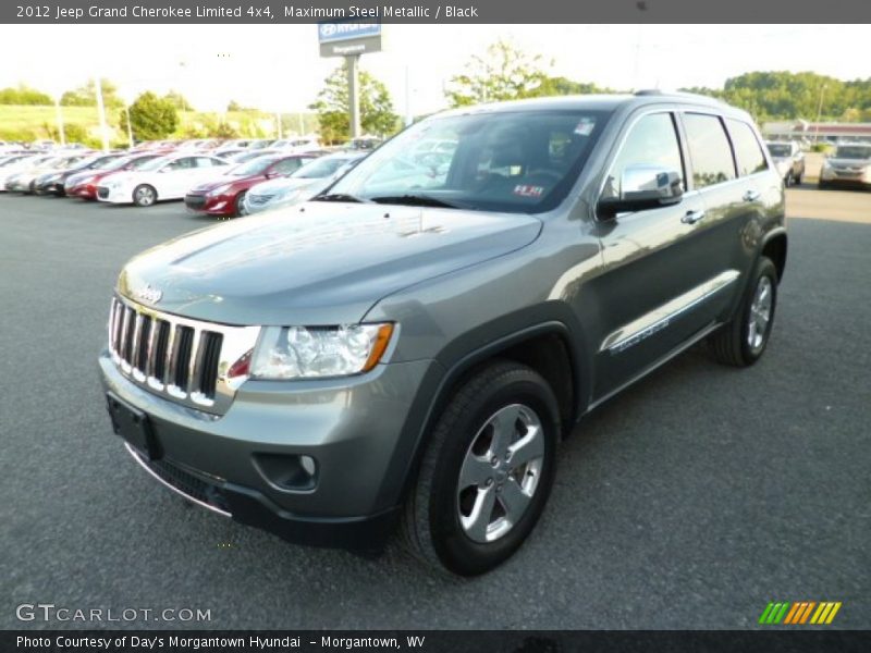 Maximum Steel Metallic / Black 2012 Jeep Grand Cherokee Limited 4x4