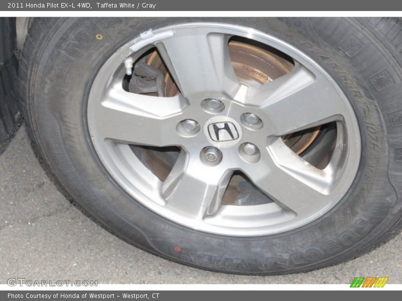 Taffeta White / Gray 2011 Honda Pilot EX-L 4WD