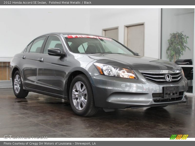 Polished Metal Metallic / Black 2012 Honda Accord SE Sedan