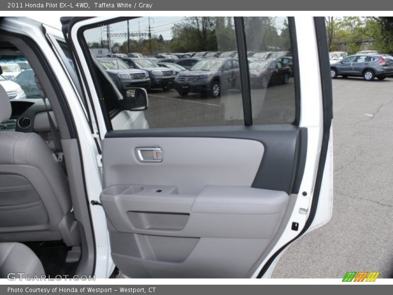 Taffeta White / Gray 2011 Honda Pilot EX-L 4WD