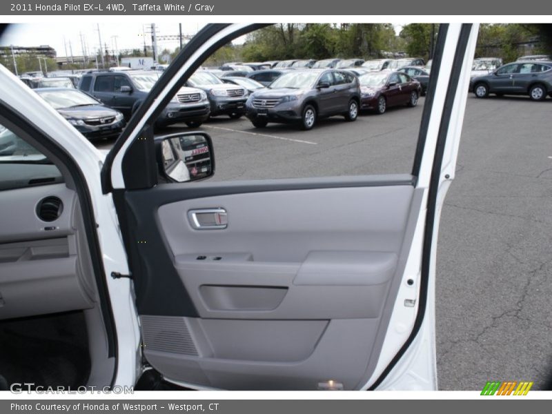 Taffeta White / Gray 2011 Honda Pilot EX-L 4WD