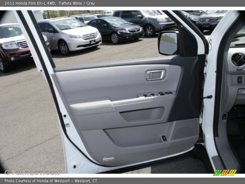 Taffeta White / Gray 2011 Honda Pilot EX-L 4WD