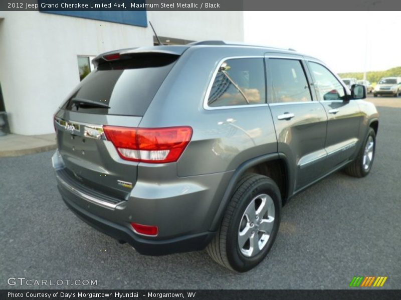 Maximum Steel Metallic / Black 2012 Jeep Grand Cherokee Limited 4x4
