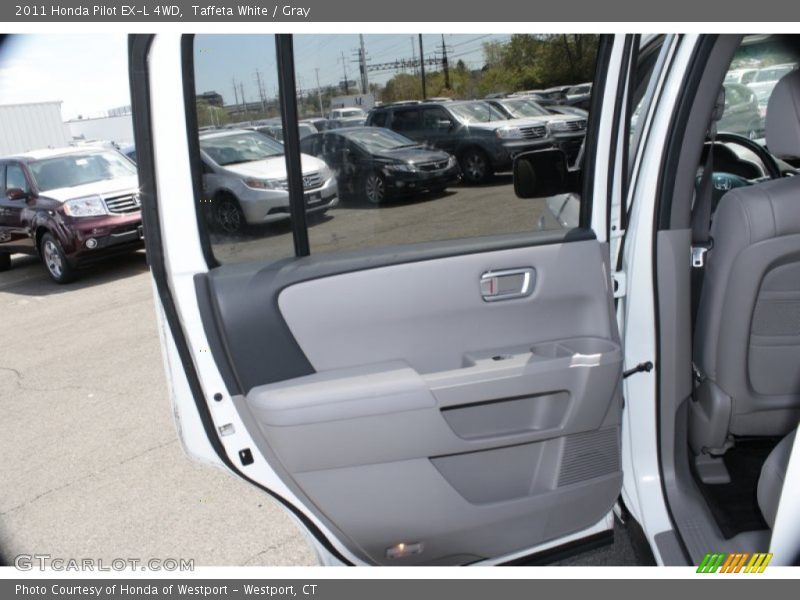 Taffeta White / Gray 2011 Honda Pilot EX-L 4WD