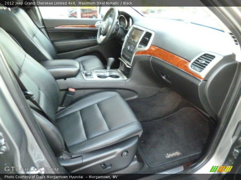 Maximum Steel Metallic / Black 2012 Jeep Grand Cherokee Limited 4x4